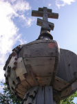 Остров Кижи. Макет купола деревянной церкви.08.08.2009 13:47:33